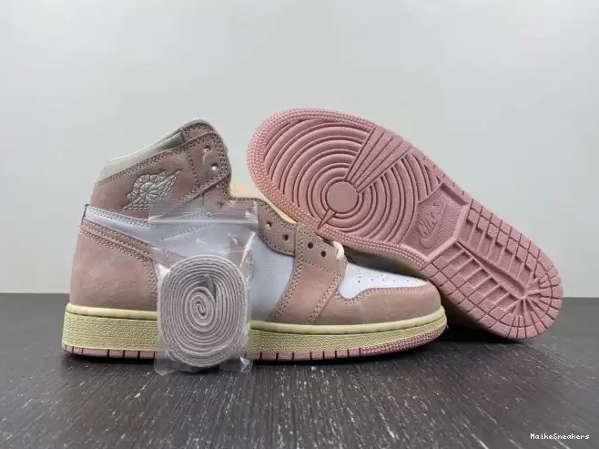 MaikeSneakers Pink Retro OG High FD2596-600 Jordan Air 1 Washed (Women's) 0405